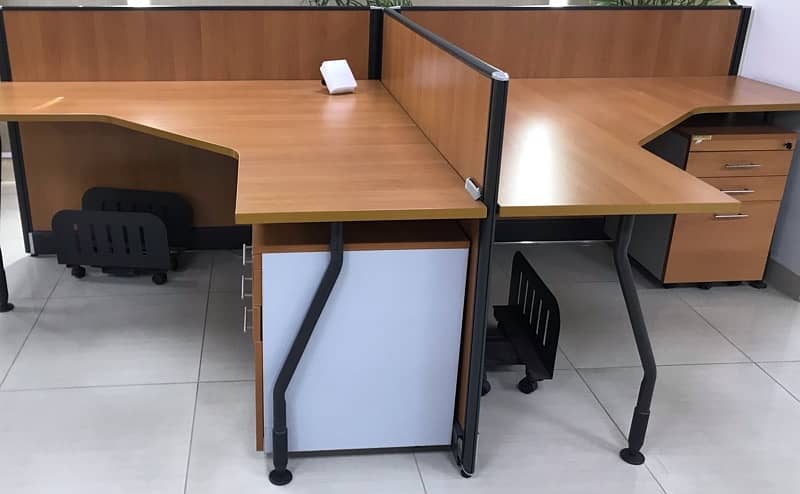 Interwood branded computer table/ stations 1