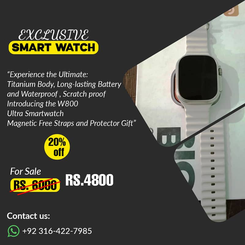 W800 Ultra Smart Watch 0