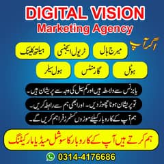 Digital marketing services like  facebook & instagram ads or marketing