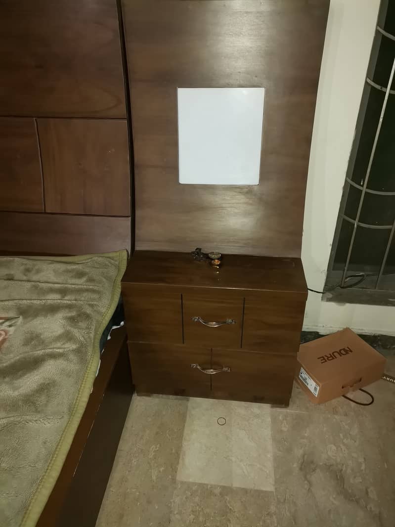 Bed And 2Box For Sale without mattress, bahria phase 8 Rawalpindi 1
