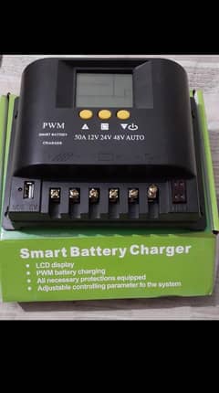 50A PWM Solar Charge Controller 12V/24V/48. PV maximum 100V,