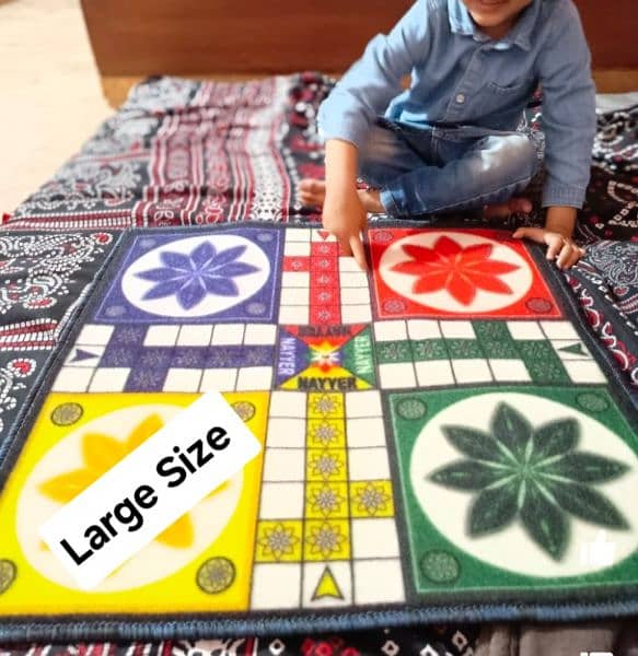 Ludo carpet mate unbreakable & washable Ludo for all 5