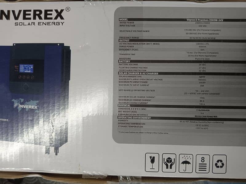 inverex 2.5kw Brand New with WiFi available with best price 2