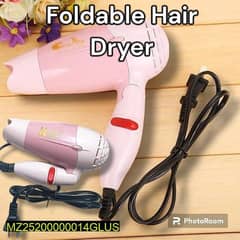 foldable fabulous hair dryer 700w pink