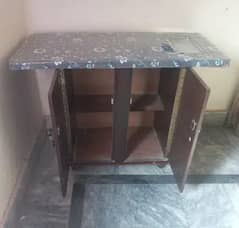Wooden iron table