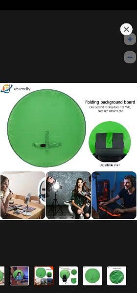 Green screen chair background 1