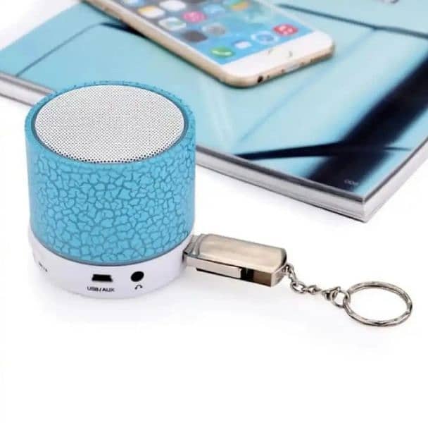 Mini portable Bluetooth speaker with light Rechargeable 2