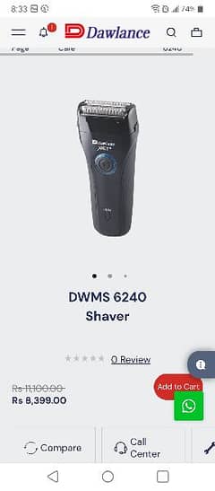 DWMS 6240
Shaver