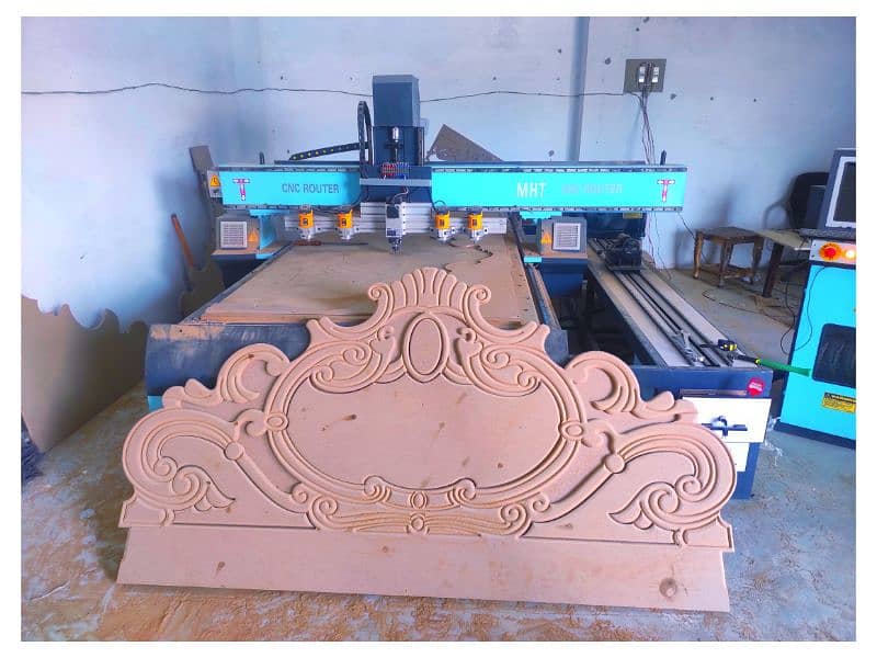 CNC Wood Router Machine & CNC Marbal RouterMachine All Sizes Available 7