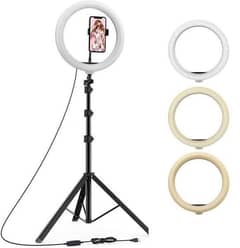 ring light + stand for sale brand new