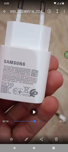 Samsung Galaxy A71 or iphone original fast charger 0