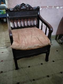 3 wooden chairs available