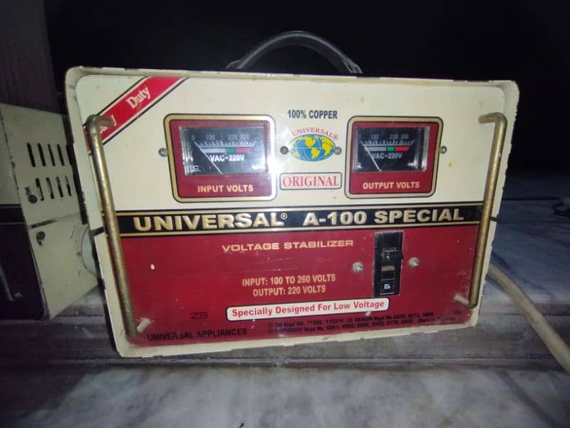 3 pieces Universal Stabilizer A-100  10000 watts 2