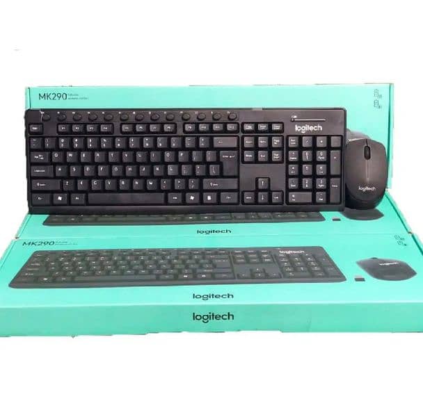 Logitech MK290 Wireless combo keyboard and mouse media hot keys 1