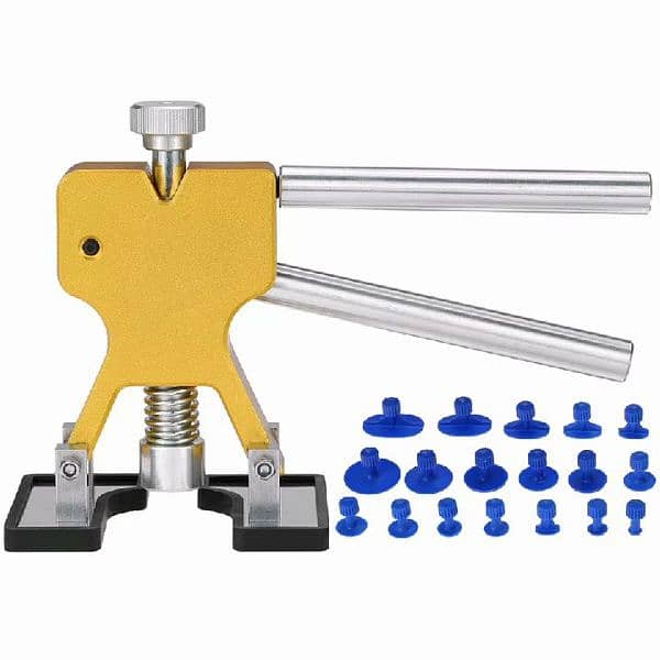 PDR Paintless Dent Plastic Puller Kit Auto Hail Pit Removal Rep 2