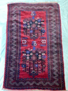 Handmade afghan baluch rug  100%pure wool