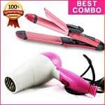 2 In 1 Hair Straightener & Curler Professional hair curler and straigh 4