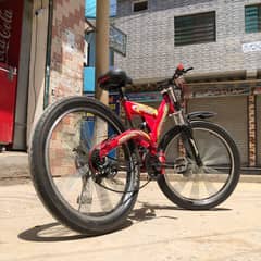 CASPIAN FAT TYRE 26" Size Bicycle