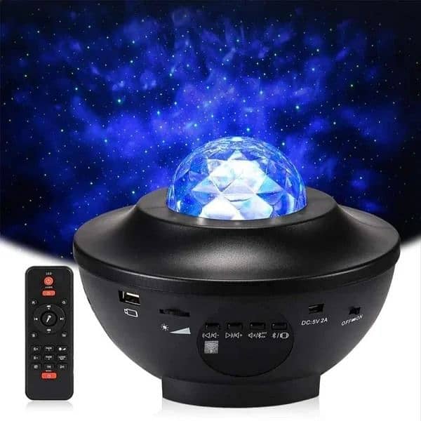 LedStar Galaxy Projector Ocean Wave Night Light with Bluetooth Speaker 1