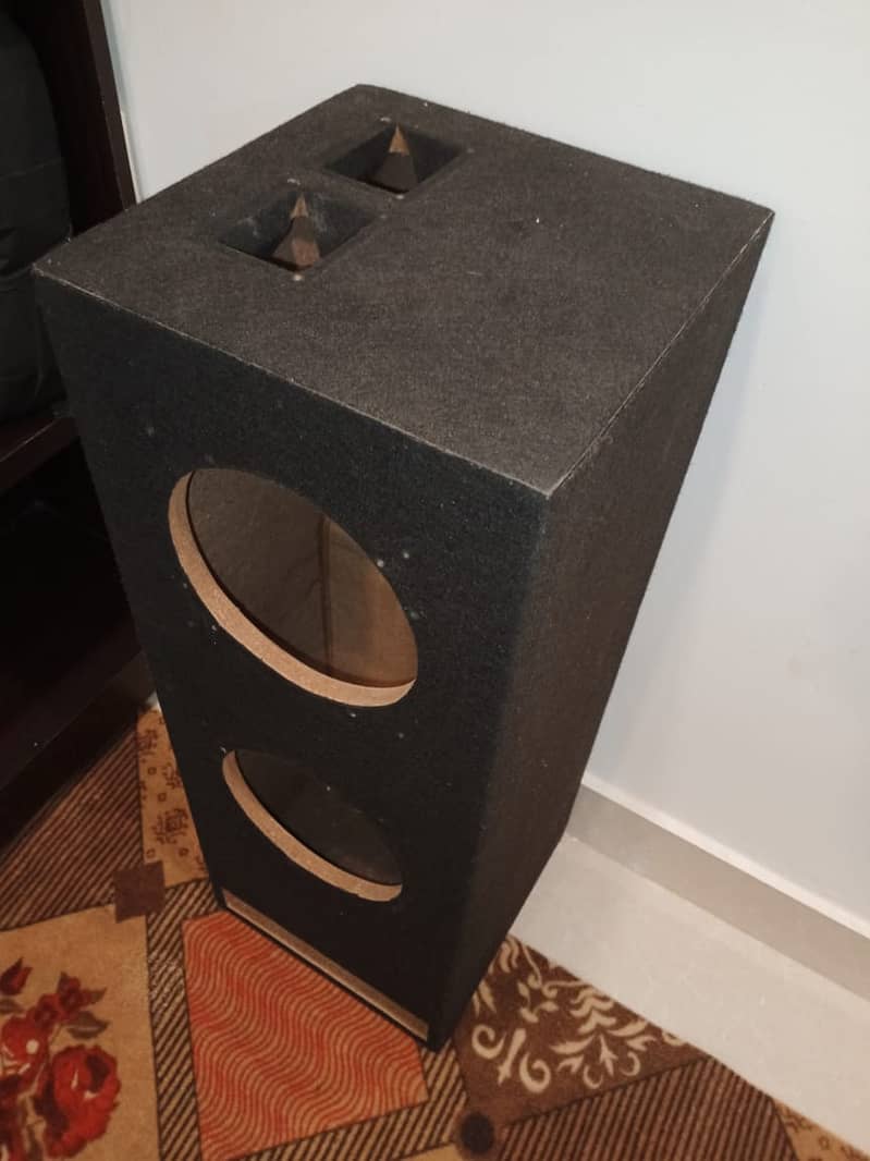 Dual Subwoofer Box Only 4