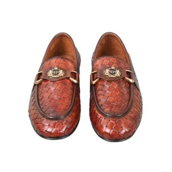 Original cow leather Men Formal Shoes Handmade 3
