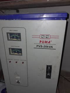 Puma AC Automatic Voltage Regulator Stabilizer 20kVA