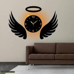 Beautiful Modern Design Wall Clock With Light 0