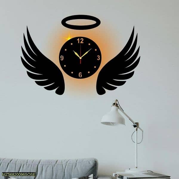 Beautiful Modern Design Wall Clock With Light 1