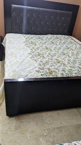 bed with side tables available. 1