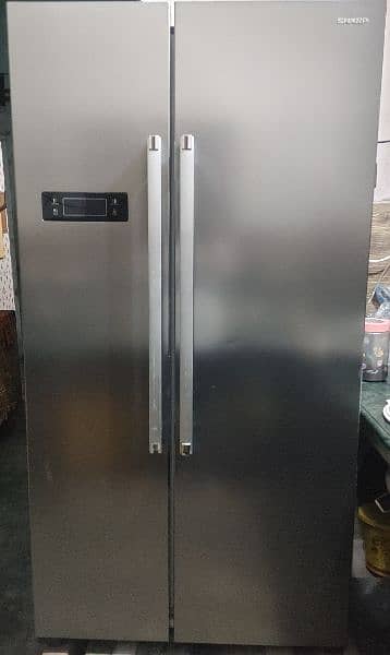 sharp doubble door full size fridge 4