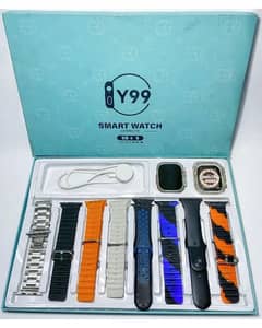 8 Strap Digital Watch with 5 Display or different apps 0