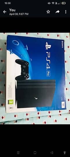 PS4 pro 1 TB complete box game 10/10 playstation soni