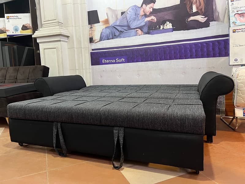 Double sofa cum bed (Molty foam )(sofa +bed)(10 years warranty ) 8