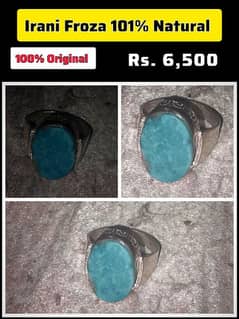 Irani Froza 101% Original and natural || Feroza (Turquoise) For Men