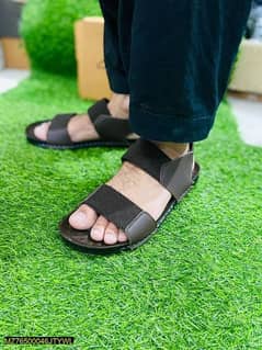 Men Rexine formal sandals