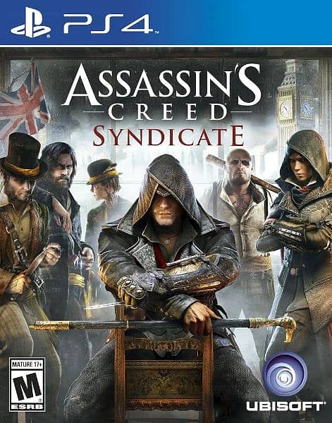 3 PS4 Games Bundle | Assassin's Creed Syndicate, Chronicles, WatchDogs 1