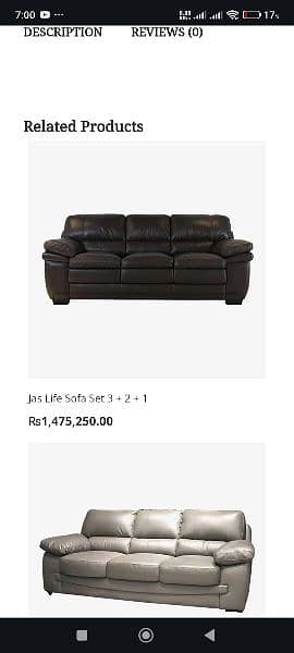 JAS Sofa Set Made in Thailand 1