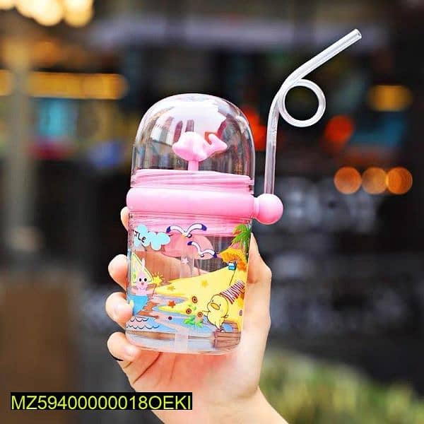 kids water cup with straw ,260ml 3