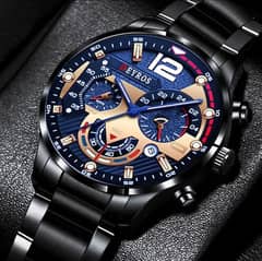 Fashion Men's Stainless Steel Luxury Wristwatch