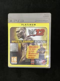 WWE 12 PS3 GAME