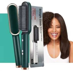 Hair straightener, straitening comb