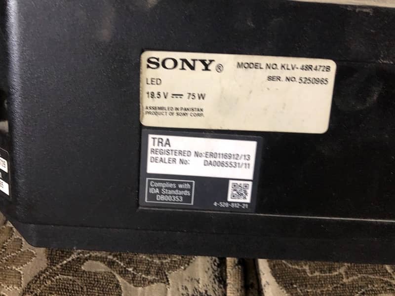 Sony original led broken scraped 5