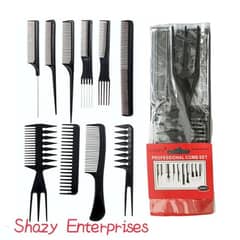 Professional Hair Comb set Pack of 10
