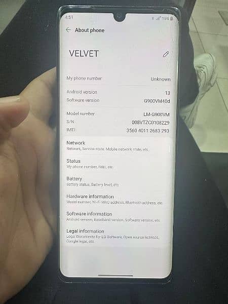 LG Velvet- Premium (Non-PTA) 7