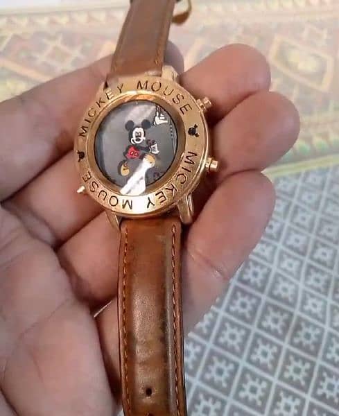 Original MICKEY MOUSE Quartz Digital music Watch whatsapp 03071138819 0