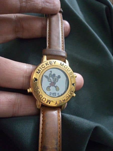 Original MICKEY MOUSE Quartz Digital music Watch whatsapp 03071138819 2