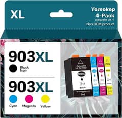 TOMOKEP 903XL INK CARTRIDGES FOR HP 903 (6950,6960,6970) PACK OF 4