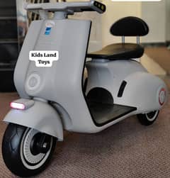 kids Ride on Vespa Bike Rechargeable Self Operated for 3-12 Year's Age