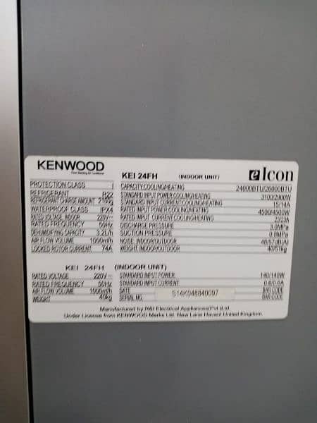 2 ton floor ac kenwood 3