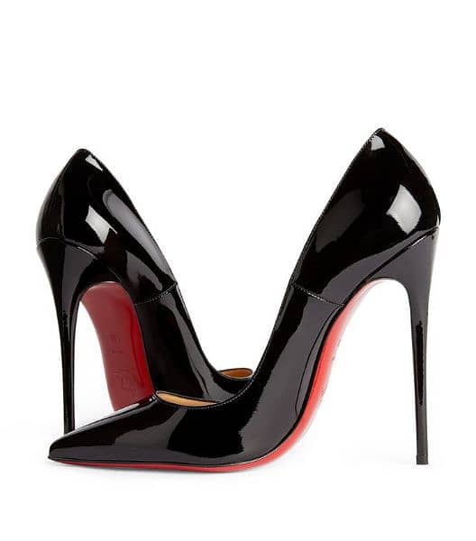 Christian louboutin red plump heels 2